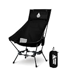 OneTigris Dragonhide - Silla de camping con diseño de almohada, capacidad de 275 libras