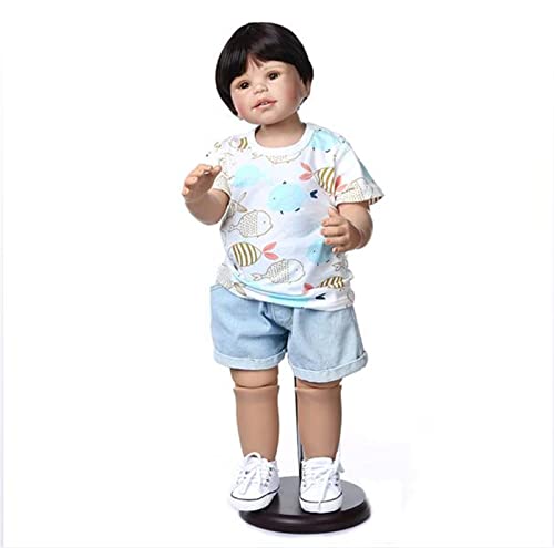HOMONEY 70 Cm Muñecas para Niños Pequeños 28 Pulgadas Lifelike Ball Junto Muñeca Ropa para Niños Modelo Coleccionable Muñeca Doll