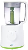 Philips Avent 2-In-1 Steamer Blender Healthy Baby Food Maker, SCF870/21