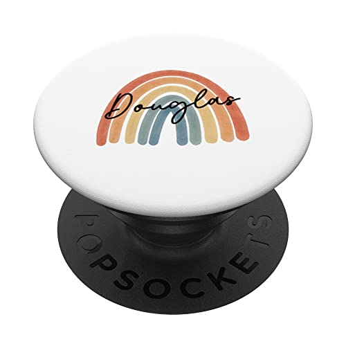 New Born Baby Douglas Personalized Gift Rainbow Nursery PopSockets PopGrip Intercambiable
