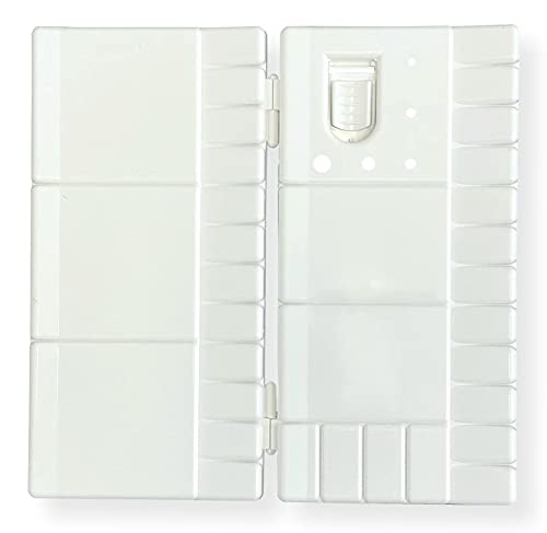 Paleta de pintura plegable rectangular de plástico resistente AP016 de 10x5'' 5