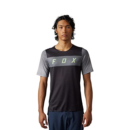 Fox Racing Men's Flexair SS Mountain Bike Jersey, Arcadia Black, Medium