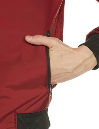 Image of Qube By Fort Collins Men's Polyester Standard Length Regular Fit Lightweight Winter Jacket - Sporty, Stylish & Warm Outerwear for Cold Weather