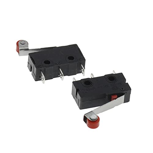 Mini micro switch 3pin anti-usure mécanique - Interrupteur à bouton fin de course rouleaux