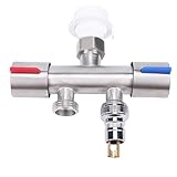 Technologie d'étanchéité avancée: équipée technologie d'étanchéité avancée et d'un joint haut de gamme, ce séparateur de robinet assure une connexion étanche, empêchant les fuites et gardant les sols secs.