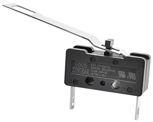 Condensate Pump Switch Zingear G606 s Crouzet 83133169, Black, Length 21mm; height 10mm; thickness 6.5mm