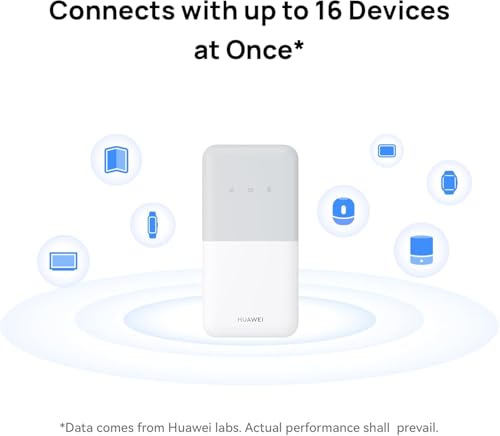 Hotspot Wi-Fi Mobile 4G Huawei E5586-326 Blanc routeur de poche 195 Mbit/s - 6