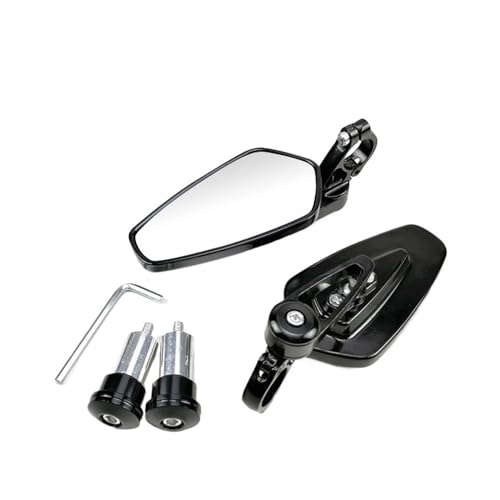 Retrovisor moto 22mm con visión amplia angular y ajuste de manillar 2