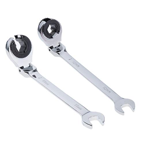 DYNWAVE 2x Chave de Combinação de 72 Dentes 10 / 11mm