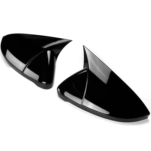 Couvertures de rétroviseur pour Golf 6 GTI GTD 2009-2013 noir brillant