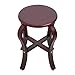 LANDTOM Sturdy Stool - Guzheng Stool Solid Wood Guzheng Round Stool Single Piano Stool Antique Mahogany Stool Chinese Style Stool Stool Removable Instrument Stool