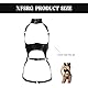 XFSRG Harness Damen Punk PU Leder Brustgurte Sexy Unterwäsche Erotische Lingerie Fetisch Bondage mit Halsband für Party Rave Cosplay