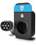 Parkwächter E1 EV Cable Holder with Lock — Anti-Theft Wall Mount for Type 2 Charging Plugs — EV Charger Holder with Child Safety — Cable Organiser for Wallbox