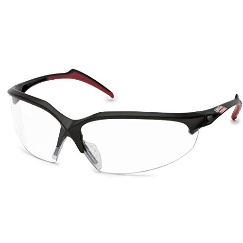 Lincoln Electric Premium Safety Glasses  Soft Rubber Overmolded Frame 