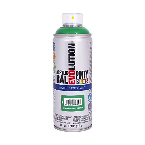 PINTURA EN Spray PINTYPLUS Evolution Water-Based 520CC RAL 6029 Verde Menta