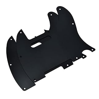 Dopro Pickguard TL en aluminium anodisé à 8 trous pour Fender Telecaster américain/mexicain Noir mat - Les Beatles, Paul McCartney, John Lennon, RIngo Starr, George Harrison Dopro Pickguard TL en aluminium anodisé à 8 trous pour Fender Telecaster américain/mexicain Noir mat – Image 6