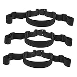 Didiseaon 3 Stück Verstellbare Hochstuhl Gurte mit Doppelsicherung Sicherheitsgurt für Kinderhochstuhl Kinderwagen Buggy und Esszimmerstuhl Flexible Sicherer Halt für Jungen und Mädchen