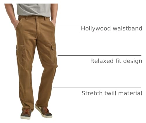 Image of Wrangler Authentics Men's Relaxed Fit Stretch Cargo Pant