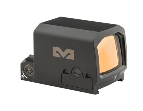 Meprolight Mepro MPO PRO-F Enclosed Pistol Red Dot Sight with RMR Footprint, 3 MOA Red Dot, 33 MOA Outer Ring, 3/33 MOA Bullseye Reticle, IP67 Waterproof, Shake Awake, 20,000+ Hr Battery Life