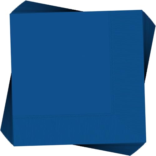 Bright Royal Blue 2-Ply Dinner Napkins - 8