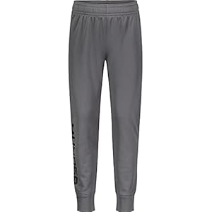 Under Armour Boys’ Jogger, Pull On Style, Logo & Printed Designs, Pitch Gray FA21, 4T