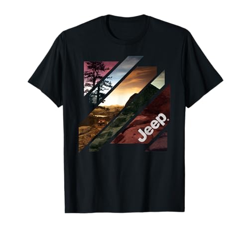 Jeep Off Road Arte Abstracto Camiseta