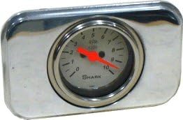 37-38 Chevy Car Glove Box Clock Adapter - No Gauges - Just Panel