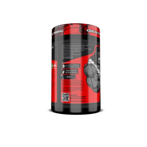 Image of KONG SHREDZ Whey Protien, Approx 28 Servings per container Nutraceutical For Adults 18 Years and above with Delicious Flavours. (Rich Chocolate, 900 Gram)
