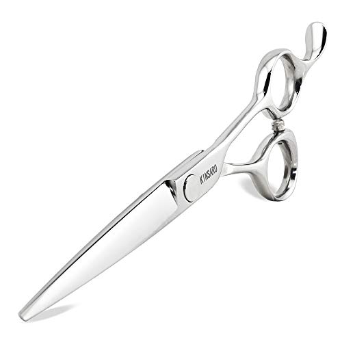 Professional Hair Cutting Scissors Barber Hair Shears Haircut 6 Inch 440c Haircut Shears Hairdresser Scissors KINSARO for Hairdresser Barber or Home Use