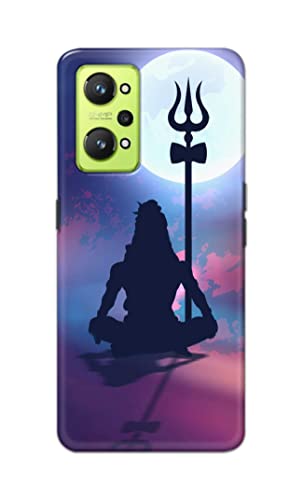 Image of Printed Hard Back Cover Case for Realme GT Neo 2 Back Cover (Lord Shiva) -702