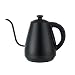 Czajnik Elektryczny 1L GOŚSENECK Czajnik Czajnik Elektryczny Regulowany Izolacja Temperatury Ze Stali Nierdzewnej Drip Kawa Herbata Teapot na Kawę i Herbatę (Color : Black)