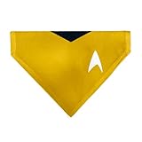 Star Trek Pet Bandana Star Trek Original Series Captain Kirk Golden Yellow Uniform Slip On Collar Bandana Only