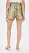Chan Luu Women's Techno Taffeta Shorts, Sage, S
