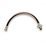 INTERGAS 450mm Propane Pigtail Gas Hose - Handwheel POL to M20 (W20) Connector with Non-Return Safety Valve - 30 Bar High Pressure, EN16436 Class 3 for Caravan, Motorhome & Regulator
