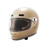 マルシン(MARUSHIN) バイクヘルメット ネオレトロ フルフェイス END MILL (エンド ミル) キャラメルベージュ Lサイズ (59-60cm) MNF1 02001337