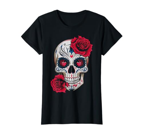 Femme Tete de Mort Mexicaine I Dia de Los Muertos Femme T-Shirt