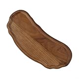 Solution de service polyvalente : ce plateau de service ovale irrégulier en bois (29,5 x 13 cm) est conçu pour présenter du pain, des sushis, des fruits, des collations, des desserts et du fromage. Fabriqué à partir de bois massif, il combine la beauté naturelle avec une fonctionnalité durable, ce qui en fait un ajout élégant à toute salle à manger ou cuisine au Royaume-Uni.