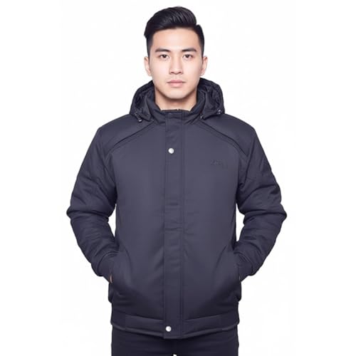 Men's Winter Puffer Jacket | Hooded, Padded Bomber Jacket for Men | Standard Length, Full Sleeve, Warm & Stylish Winter Wear