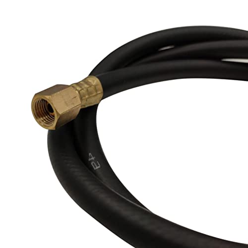 Garosa Protective Air Hose, Professional 1/4 Inch Union Nut, 2M Length for MIG/MAG Welding and Argon Applications