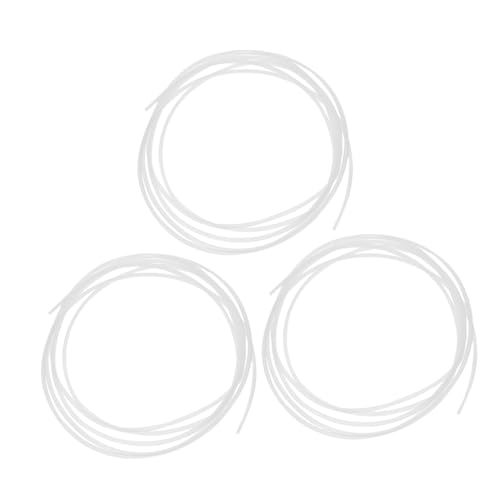 Ciieeo 3pcs Ptfe Tubing for Printer Filament Connector Tube Printer Ptfe Hose Replacement for Extruder Bowden Tube