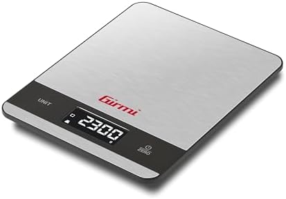 Girmi PS05 - Báscula de cocina electrónica de 1 gr/5 kg