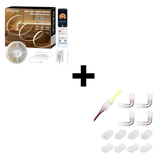 Tira LED COB PAUTIX Blanco Cálido 2700K 10m Dimmable miniatura 1