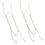Supports d'assiettes pour murs - s'adapte à une variété de tailles de plats avec sa forme en w ne laisse aucune trace ni dommage sur les murs, pratique à utiliser, support de crochet pour assiette suspendue