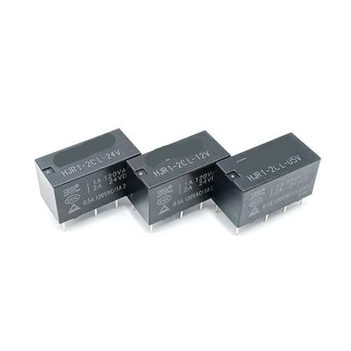 Relé HJR1-2C-L-24V conmutador de 8 pines reemplazo para G5V-2-12VDC en circuitos electrónicos