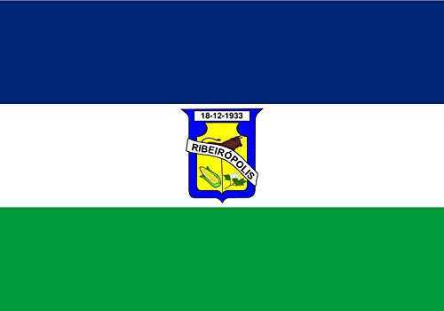 Drapeau Ribeiropolis grand format pour pavoisement extérieur durable - 2