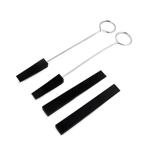 BESPORTBLE 4 PCS Piano Tuning Fork Mute Kit Professional Tuning Tools Set with Forks Mutes Maintenance