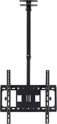 TV Bracket, TV Wall Mount Ceiling Tv Mount for 32 to 65 Inch TV Swivel and Tilting Bracket, Max TV Weight 110 Lbs, Up to VESA 600x400mm TV Mount TV Stand