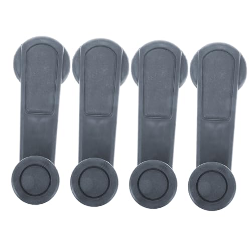 BELLIFFY 4 Pack Car Window Handle Replacement Window Winder Crank Handle for Cars Abs Plastic Grey