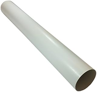Kair Plastic Ducting Pipe 125mm - 350mm Short Length - Rigid Straight Duct Channel