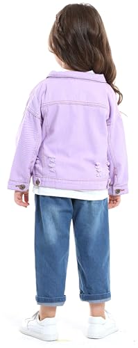 Image of Joe Wenko Kids Toddler Baby Boys Girls Casual Outerwear Denim Jacket